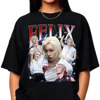 Felix Lee Skz Shirt 90s Vintage Gift Unisex For Fan M gray