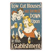 Funny Vintage Metal Tin Signs, Absolut Vodka Plates, Group Therapy Wall Art, Home Open Bar, Club Man Cave Decor, A118 20x30cm gray