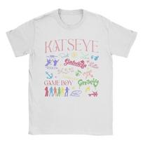 Katseye narys ir dainų koliažas, vintažiniai marškinėliai, unisex, globalaus popo gerbėjo Y2K marškinėliai, 100% medvilnės, kasdienis, trumpomis rankovėmis viršus S ruda