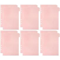 12Pcs Professional Binder Dividers Convenient Notebook Dividers Daily Use Tab Dividers