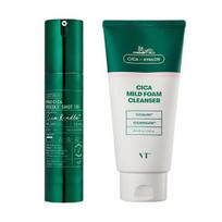 VT COSMETIC Pro CICA Reedle Shot 100+CICA Mild Foam Cleanser | Sensitive Skin Care Set Korean Skincare white