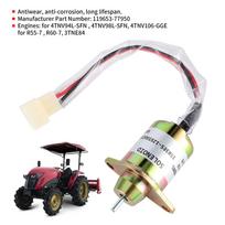 Fuel Shut Off Solenoid Shutdown Valve 119653-77950 Replacement for 4TNV94L-SFN 4TNV98L-SFN Engine