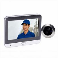 1080P Video Doorbell Camera Smart Door Viewer with 4.3 Inch Color Screen WiFi Dual Way Talk 120 degrees  Wide Angle PIR