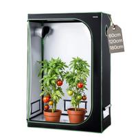 VEVOR Indoor Grow Tent, 120 x 60 x 180 cm, 600D High Reflective Mylar, Indoor Plant Tent with Observation Window, Floor Tray & Zipper 120 x 60 x 180 cm