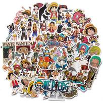 50/100 vnt. Japonijos anime One Piece figūrėlė Luffy žaislas Lipdukas Sąsiuvinis Motociklas Riedlentė Kompiuteris MobiliojoTelefono Lipdukai Žaislinės Dovanos