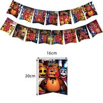 FNAF Five Nights Freddyed Birthday Party Decorations Balloons Plate Banner Tableware Set for Baby Shower Party Favors Kids Gifts Other
