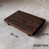 Solid Wood Walnut Decorative Tray | Rectangular Stand for Home Display See Image for Size