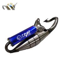 Exhaust System Muffler Pipe Scooter Moped For Yamaha JOG 3KJ 3YK 3YJ ZR Moped Jog 50cc 2-Stroke 50-90cc logo-TWH