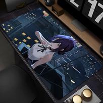 Anime Reze Mouse Pad Large NonSlip Gaming Desk Mat Laptop Keyboard Tray Office Pc Waterproof Chainsaw Man Black 800x400x2mm