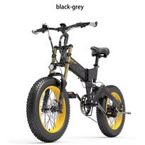 LANKELEISI X3000 Plus Electric Bike, 1000W Motor, 48V 17.5Ah Lithium Battery, 20 x4.0  Fat Tire Adult E-Bike for City Commuting Black Grey