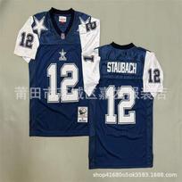 Dallas Cowboys Retro NFL Football Jersey Mens Cotton Embroidered Team Sport Shirt Fan Wear Vintage XXXL white