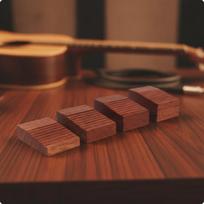 4 Pieces Floating Tremolo Setup Block Solid Wood Lightweight