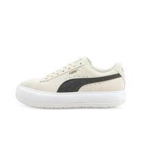 Puma  Suede Mayu Marshmallow Women Sneakers Cream White 380686-01 35.5 black