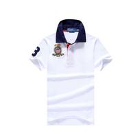 RogueWave Polo Marškinėliai Vyriški Siuvinėjimas Trumpomis Rankovėmis Polo Laisvalaikio Verslo Socialiniai Vyriški Polo S blue