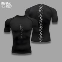 Compression Shirt | Tokyo Ghoul, Anime, Gym, Sportwear, Anime Shirt, Muscle Shirt, Compressions XXL black