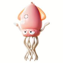 Dancing Octopus Light-Up Stress Toy Fun Party Favor Gift Idea for Adults & Kids Cute Octopus Toy for Relief And Entertainment OneSize beige