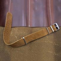 Vintage Leather Watch Strap 18mm 20mm 22mm 24mm Brown Black Handmade Long Watchband Replacement for Men Women Watch Accessories 24mm gray