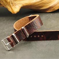 Vintage Leather Watch Strap 18mm 20mm 22mm 24mm Brown Black Handmade Long Watchband Replacement for Men Women Watch Accessories 22mm