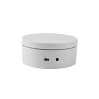 10 cm mini elektrinis besisukantis padėklas produktų demonstravimui ir vaizdo įrašymui white
