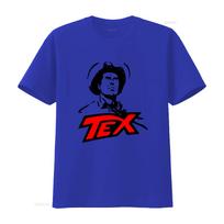 Vyriški marškinėliai Tex Willer Komiksas 70 Metų Streetwear Atsitiktiniai Apvalus Kaklas Su Drąsiu Raudonu Ir Juodu Dizainu Įprastas Kirpimas 4XL black