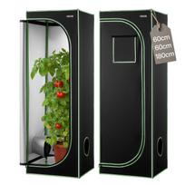 VEVOR Indoor Grow Tent, 60 x 60 x 180 cm, 600D High Reflective Mylar, Indoor Plant Tent with Observation Window, Floor Tray & Zipper 60 x 60 x 180 cm