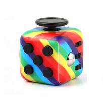 6/12 Sided Rainbow Fidget Cube Stress Relief Sensory Fingertip Toy For  Adhd Ocd Kids Adults