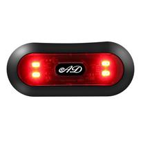 Motorcycle Warning Light Helmet LED Smart Light Night Cycling Safety Signal Rechargeable Bicycle Helmet Taillight Accessrioes Helmet Communication 7 Red Light Model