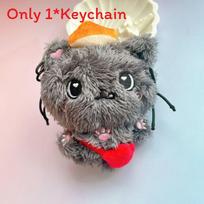 Nct Wish Riku Yushi Sakuya Plush Keychain With Removable Bunny Fur For Collectors And Fans Gray