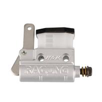 NEW Rear Foot Hydraulic Brake Master Cylinder Pump For Go Kart Drift Track Racing Tricycle Quad ATV UTV Replacement Parts 14mm Piston A white