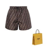 Fendi FF rašto maudymosi šortai FXB077A79FF13IZ 48 black