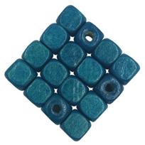 Creative Wholesale Handmade Jewelry Making Necklace Bracelet Wood Accessories Square Loose Beads 50Pcs 8mm DIY For