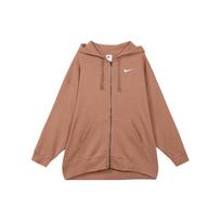 Nike Užtraukiama Fleece striukė su gobtuvu Moteriškos striukės Oranžinė DD5635-215 S brown