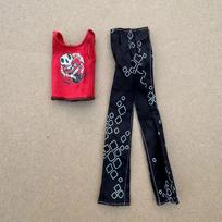 1/6 Monstrų lėlės drabužiai Madingos suknelės clothes only gray