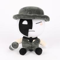 Artful Roblox Detective Style Plush Toy Stuffed Doll Activity Peripheral Gentle Cartoon Figure Designed For Home Decor Activity Fans Children Present 22x10x25cm gray