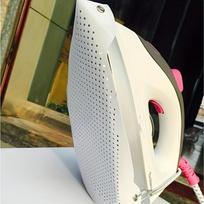 PVC Universal Ironing Aid Boot, PTFE Anti-Scorch Iron Shoe Guard, Protective Ironing Machine Base Cover for Clothes,Household Steam Iron Accessories 1PC white