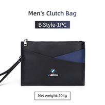 Car Business Men Clutch Bag Mobile Phone Storage Bags Card Holder Case For BMW E87 E70 E91 E30 G20 E92 E93 E60 E46 E90 G30 E53 blue