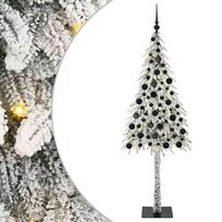 vidaXL Kalėdų eglutė su 300 LED s stovu Balta 180 cm PE ir Plienas