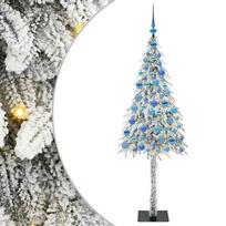 vidaXL Kalėdų eglutė su 300 LED s stovu Balta 180 cm PE ir Plienas