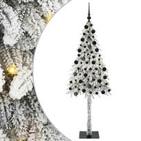vidaXL Kalėdų eglutė su 300 LED s stovu Balta 210 cm PE ir Plienas