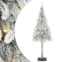 vidaXL Kalėdų eglutė su 300 LED s stovu Balta 210 cm PE ir Plienas