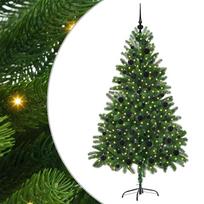 vidaXL Kalėdų eglutė su 300 LED s stovu Žalia 180 cm PE