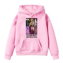 Taylor Swift dainininkė The Eras Tour Taylor Swift prekės vyriški ir moteriški laisvalaikio džemperiai XS white