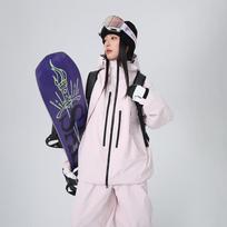 Baggy Ski Jacket for Men and Women Breathable Snow Coat Waterproof Insulated Waterproof Snowboard Jackets With Hood Loose Fit Windproof Skiing Jacket XL