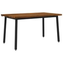 vidaXL Kvadratinis valgomojo stalas 140 x 90 x 75 cm