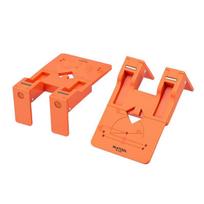 Magnetic Hinge Mounting Installation Plate Labor-saving Accurate Positioning Fixing Tool for Apartment Renovation Cabinet Door Repair 2pcs red
