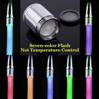 Universal LED Faucet Aerator Head Automatic Change Water Saving Glow Tap Nozzle for Kitchen Bathroom Sink Replacement Part gray