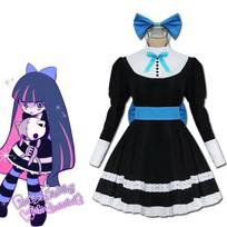 Anarchy Cosplay Kostiumas Anime Kojinės Rudens Kambarinės Lolita Suknelė Diržas Galvos Apdangalas Helovino Šventės Drabužiai Mergaitėms XXXL blue