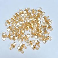 12x21mm Clear Acrylic Pacifier Toy for Baby Shower or Birthday Gift 12x21mm beige