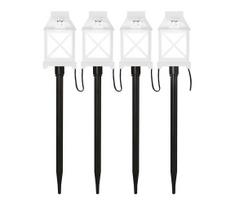 LED Lauko dekoracija 4xLED/5W/230V IP44