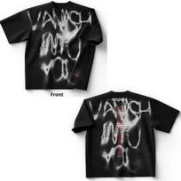 Unisex shirt Cotton Oversize Large Size Lady Gaga Vanish T-Shirt The MayHem Ball Merch Reprint S black
